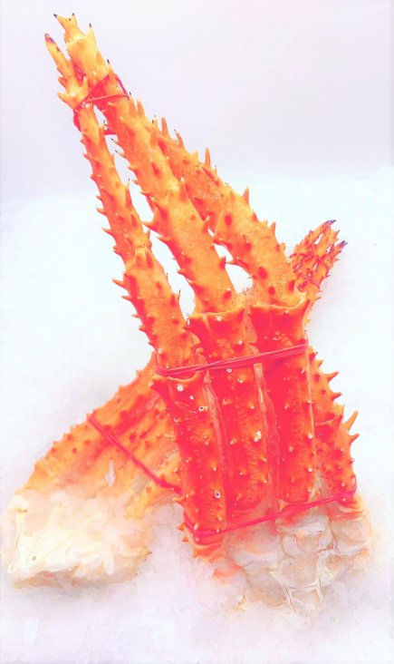 Cooked Alaskan King Crab Leg (800-1kg) -  煮熟的阿拉斯加帝王蟹腿 800-1kg