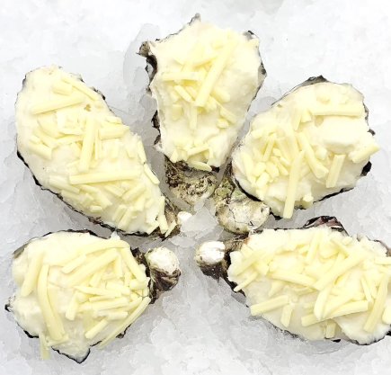 Uncooked Oyster Mornay (6pcs) - 未煮熟的牡蛎莫奈 ( 六个)