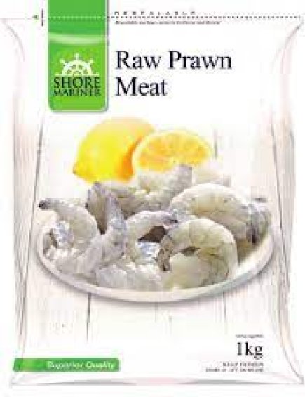 Frozen Raw Prawn Meat 1kg - 冷冻虾肉 1kg
